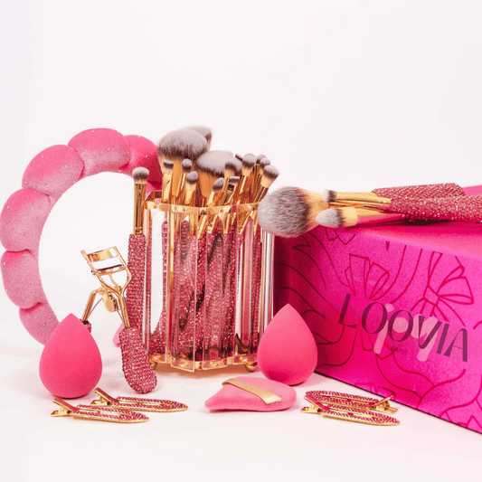 Makeup Box “Ruby Pink” 31 pieces